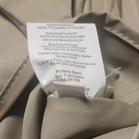 New Pottery Barn OUTDOOR UMBRELLA COVER Tan khaki - Picture 11 of 11